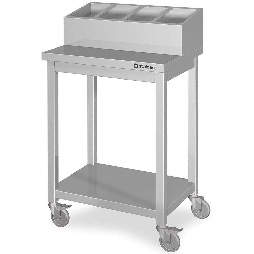 Produktabbildung Nr. 2: Stalgast Besteck- und Tablettwagen, 817x500x1100 mm, verschweißt
