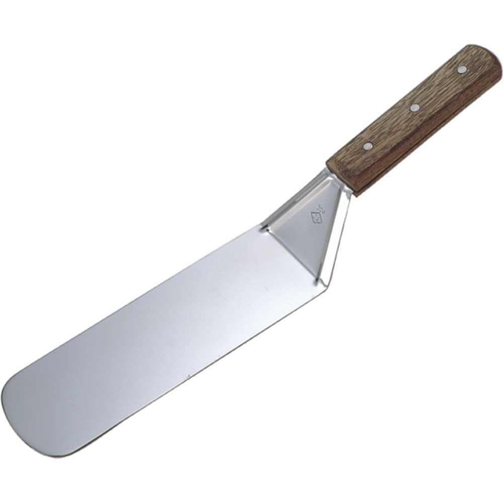 Produktabbildung: Stalgast Bratenspachtel mit Holzgriff, Klingenlänge 19,5 cm