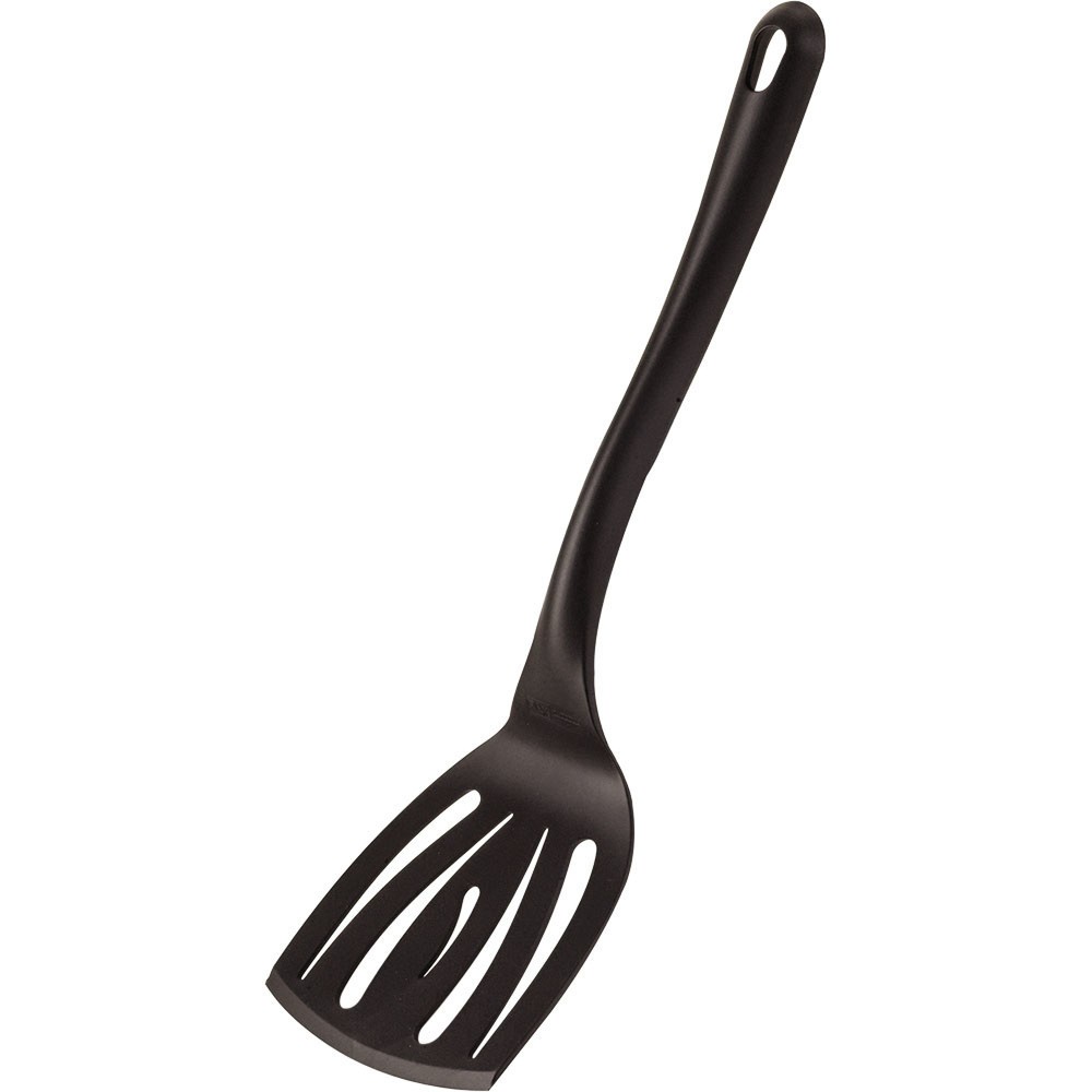 Produktabbildung: Stalgast Bratenwender geschlitzt, aus glasfaserverstärktem Material, schwarz, Länge 30 cm