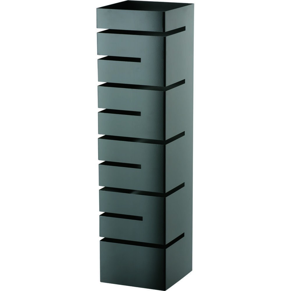 Produktabbildung: Stalgast Buffet-Ständer hoch, Einschübe winklig, 150x150x570 mm (BxTxH), schwarz
