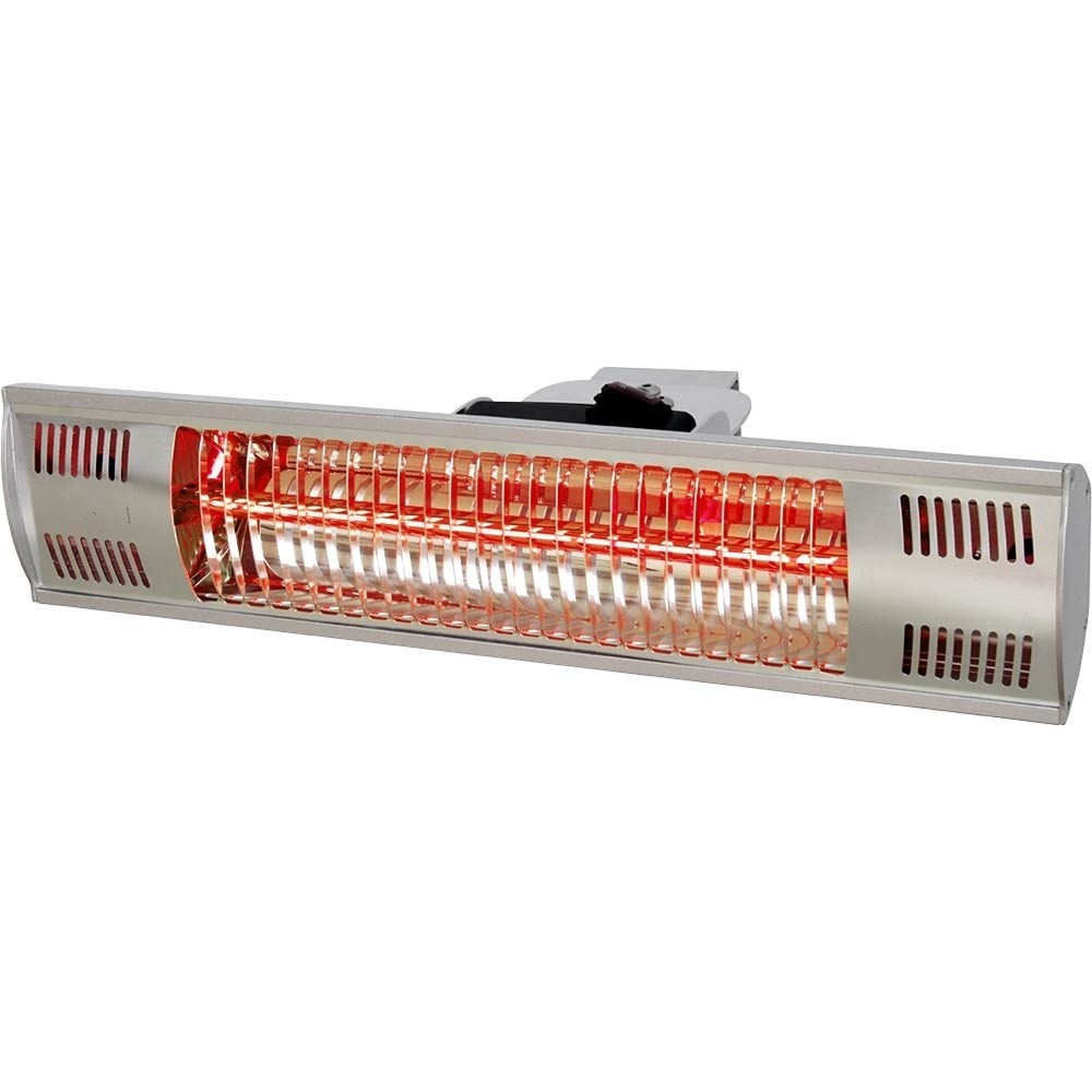 Produktabbildung: Stalgast Elektrischer Heizstrahler, hängend, für Wand- oder Deckenmontage, Abmessung 455 x 90 x 100 mm (BxTxH)