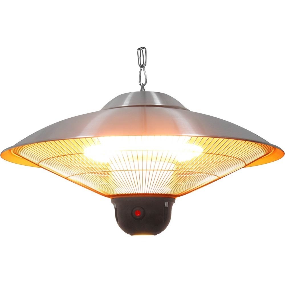 Produktabbildung: Stalgast Elektrischer Heizstrahler, hängend mit LED-Beleuchtung, Ø 585 mm, Höhe 300 mm