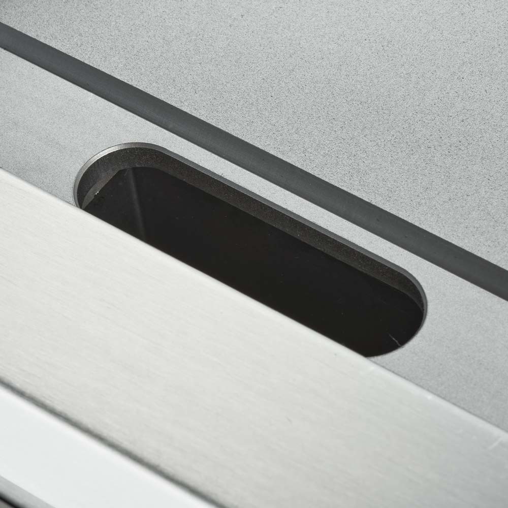 Produktabbildung Nr. 3: Stalgast Elektro-Griddleplatte als Standgerät - glatt, Unterbau offen, 400 x 700 x 850 mm (BxTxH)