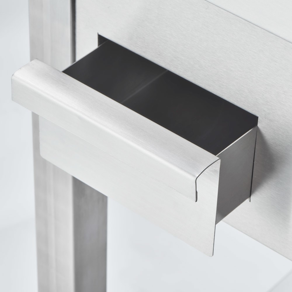 Produktabbildung Nr. 5: Stalgast Elektro-Griddleplatte als Standgerät - glatt, Unterbau offen, 400 x 700 x 850 mm (BxTxH)