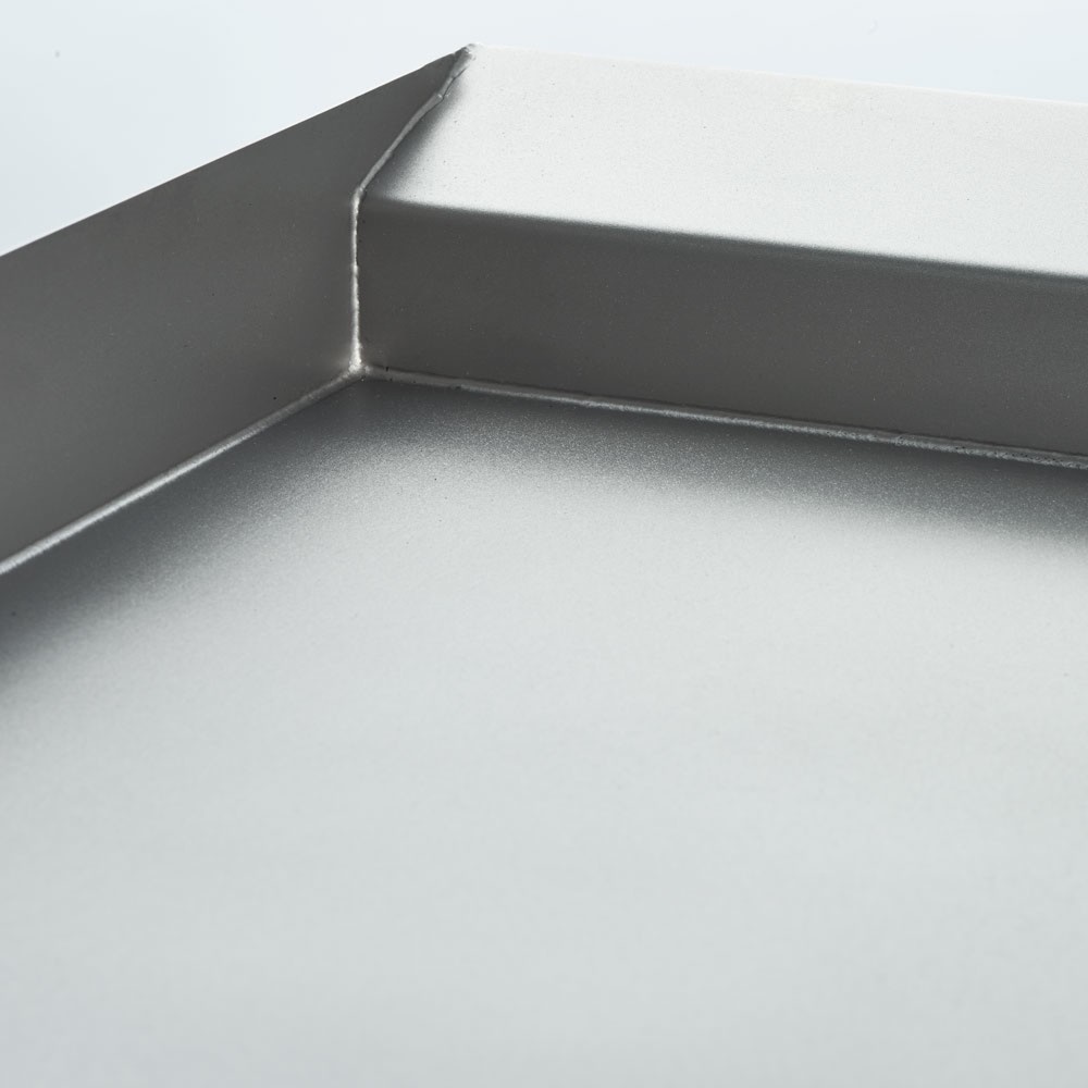Produktabbildung Nr. 2: Stalgast Elektro-Griddleplatte als Standgerät - glatt, Unterbau offen, 800 x 700 x 850 mm (BxTxH)