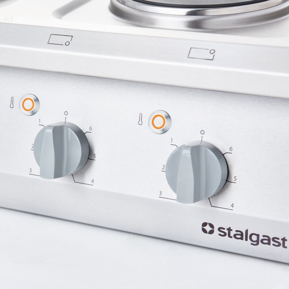 Produktabbildung Nr. 2: Stalgast Elektro-Kochfeld als Tischgerät mit 4 Herdplatten, Serie 700 ND