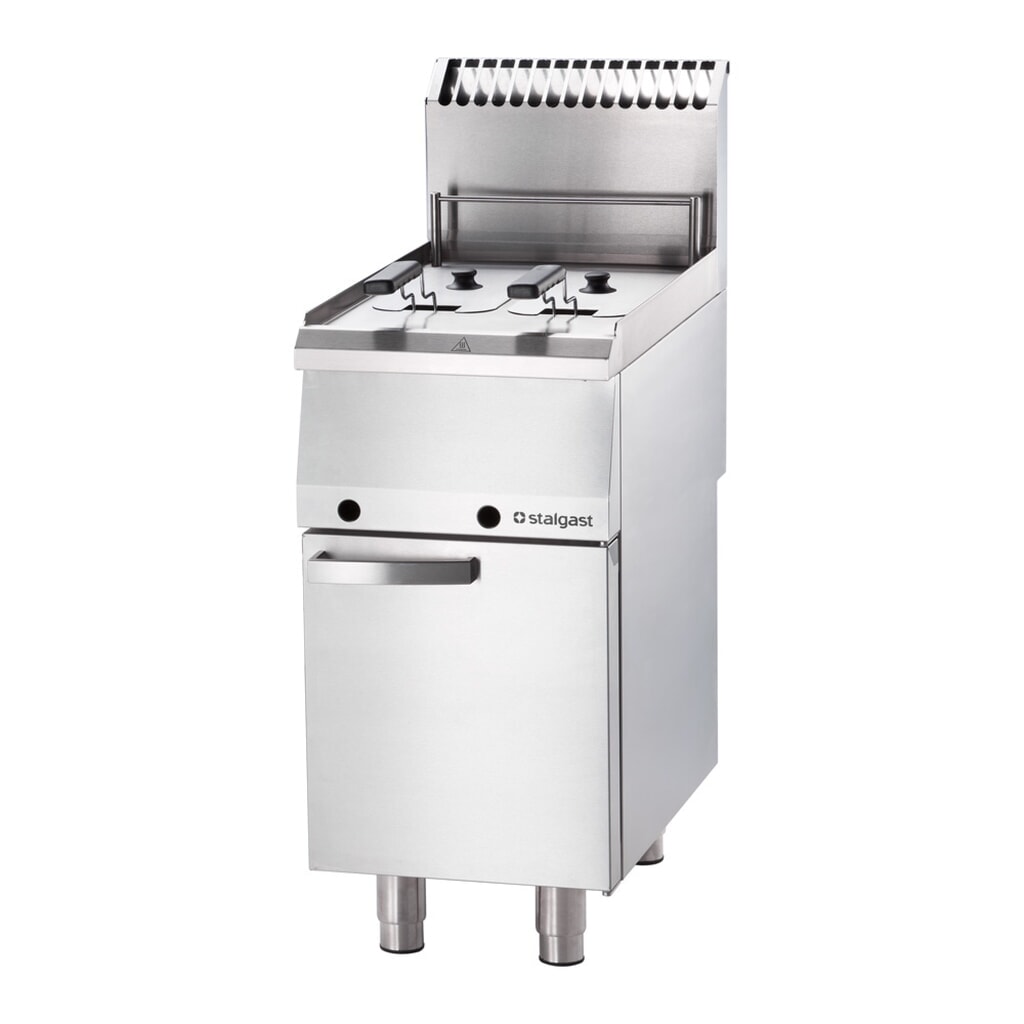 Stalgast Gas Fritteuse, 2x 7 Liter Doppelbecken, Serie 700 ND Produktabbildung: Stalgast Gas Fritteuse, 2x 7 Liter Doppelbecken, Serie 700 ND