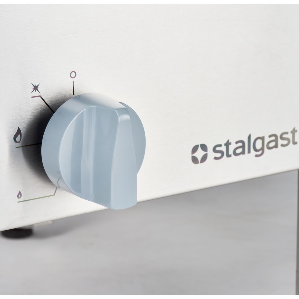 Produktabbildung Nr. 4: Stalgast Gas-Hockerkocher Top Power 11kW, mit Edelstahl Topfauflage, G30, 567x567x413 mm