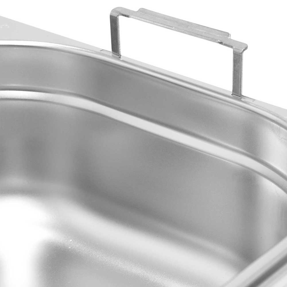 Produktabbildung Nr. 2: Stalgast Gastronormbehälter Serie NEW MODEL, GN 1/1 (100mm), mit Fallgriffen