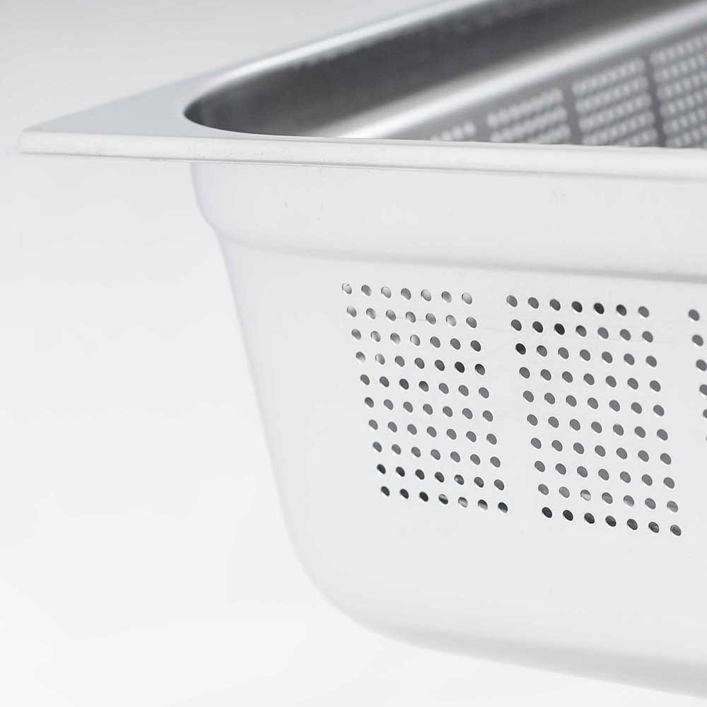 Produktabbildung Nr. 2: Stalgast Gastronormbehälter Serie STANDARD, GN 1/1 (65mm), perforiert