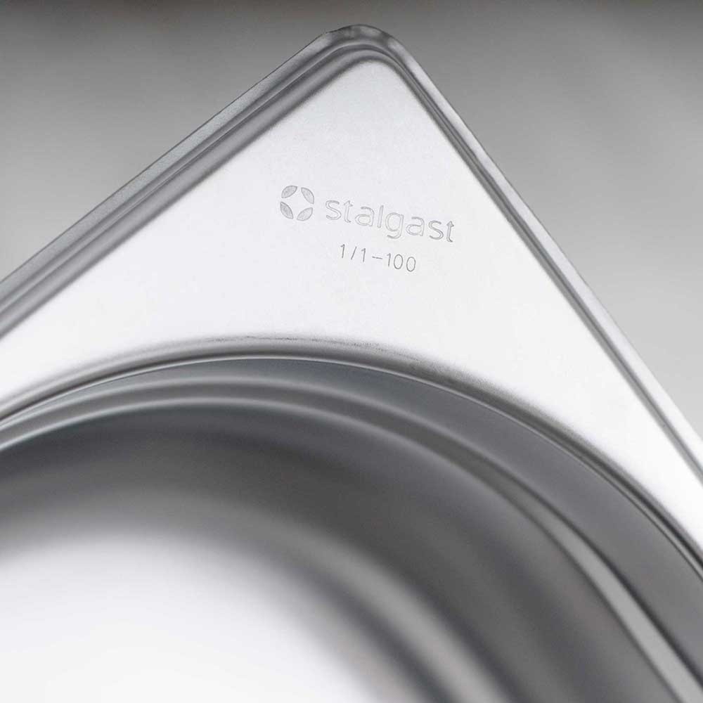 Produktabbildung Nr. 2: Stalgast Gastronormbehälter Serie STANDARD, GN 1/2 (100mm)