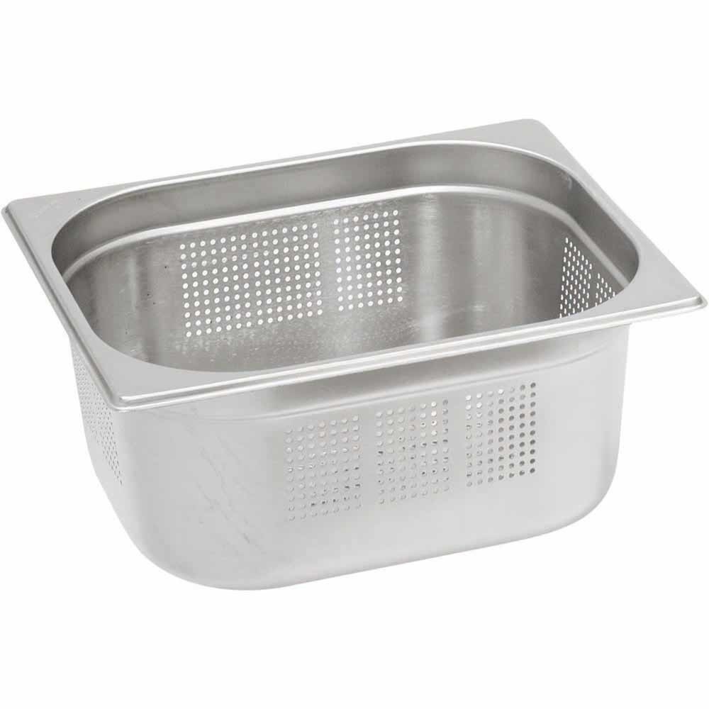 Produktabbildung Nr. 1: Stalgast Gastronormbehälter Serie STANDARD, GN 1/2 (100mm), perforiert