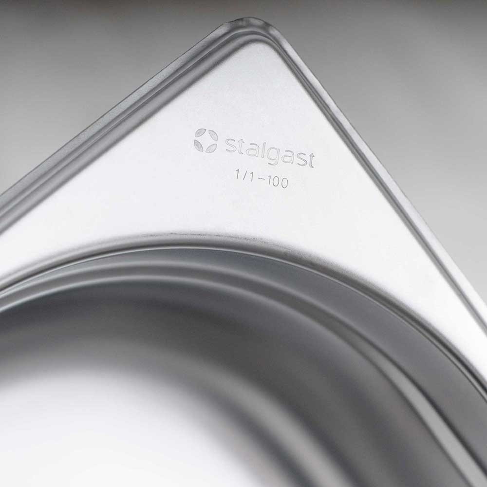 Produktabbildung Nr. 2: Stalgast Gastronormbehälter Serie STANDARD, GN 2/3 (100mm)