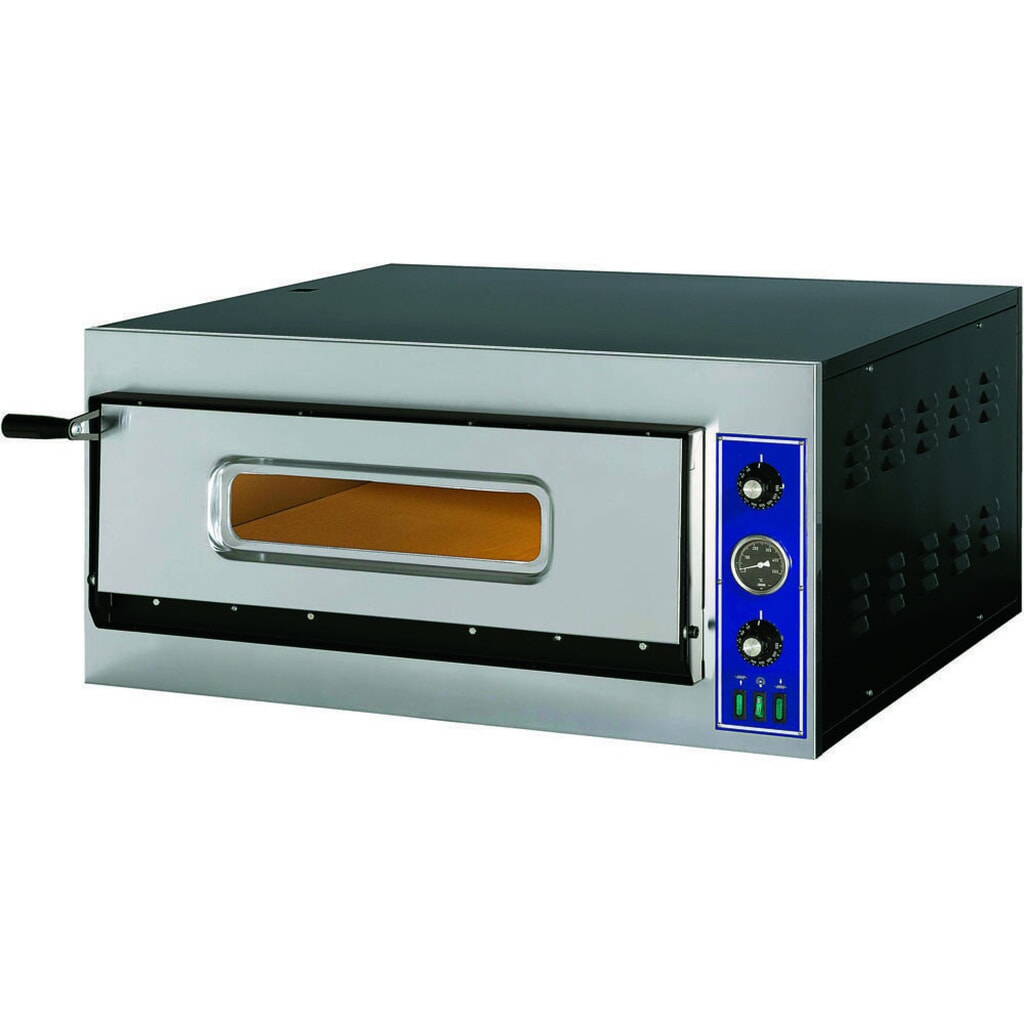 Produktabbildung: Stalgast GGF Pizzaofen E-Start Line mit einer Kammern, 4,2 kW, 900x785x420 mm (BxTxH)