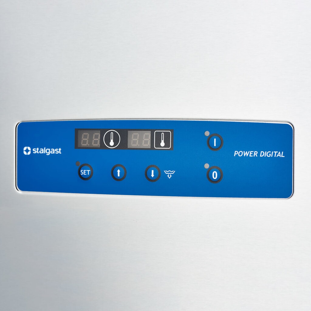 Stalgast Haubenspülmaschine Digital Power mit Klarspülmittel-, Reinigerdosierpumpe sowie Klarspül- und Ablaufpumpe Produktabbildung Nr. 4: Stalgast Haubenspülmaschine Digital Power mit Klarspülmittel-, Reinigerdosierpumpe sowie Klarspül- und Ablaufpumpe