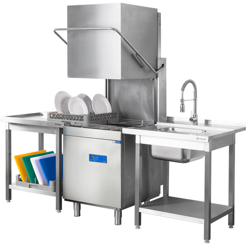 Produktabbildung Nr. 3: Stalgast Haubenspülmaschine Universal mit Klarspülmittel- und Reinigerdosierpumpe