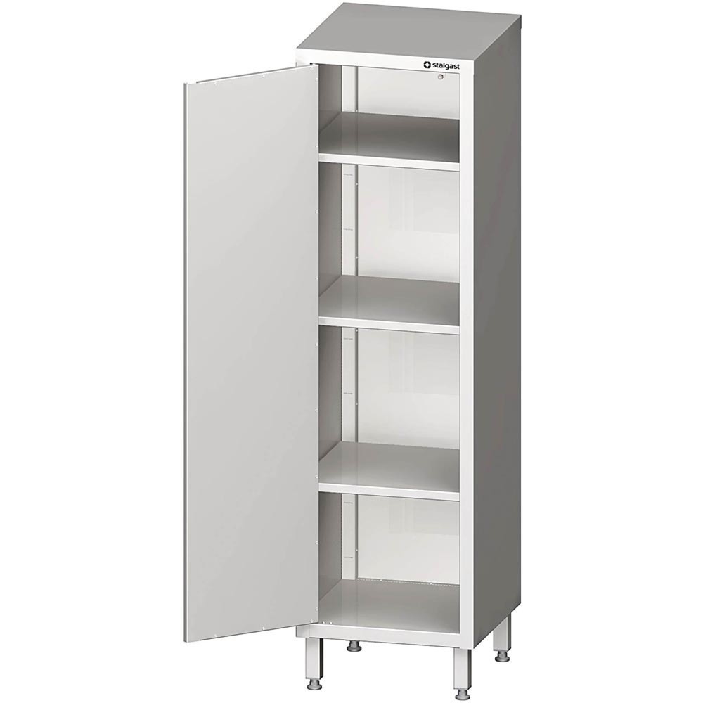 Produktabbildung: Stalgast Hochschrank mit Flügeltür, 400x600x1800 mm, verschweißt