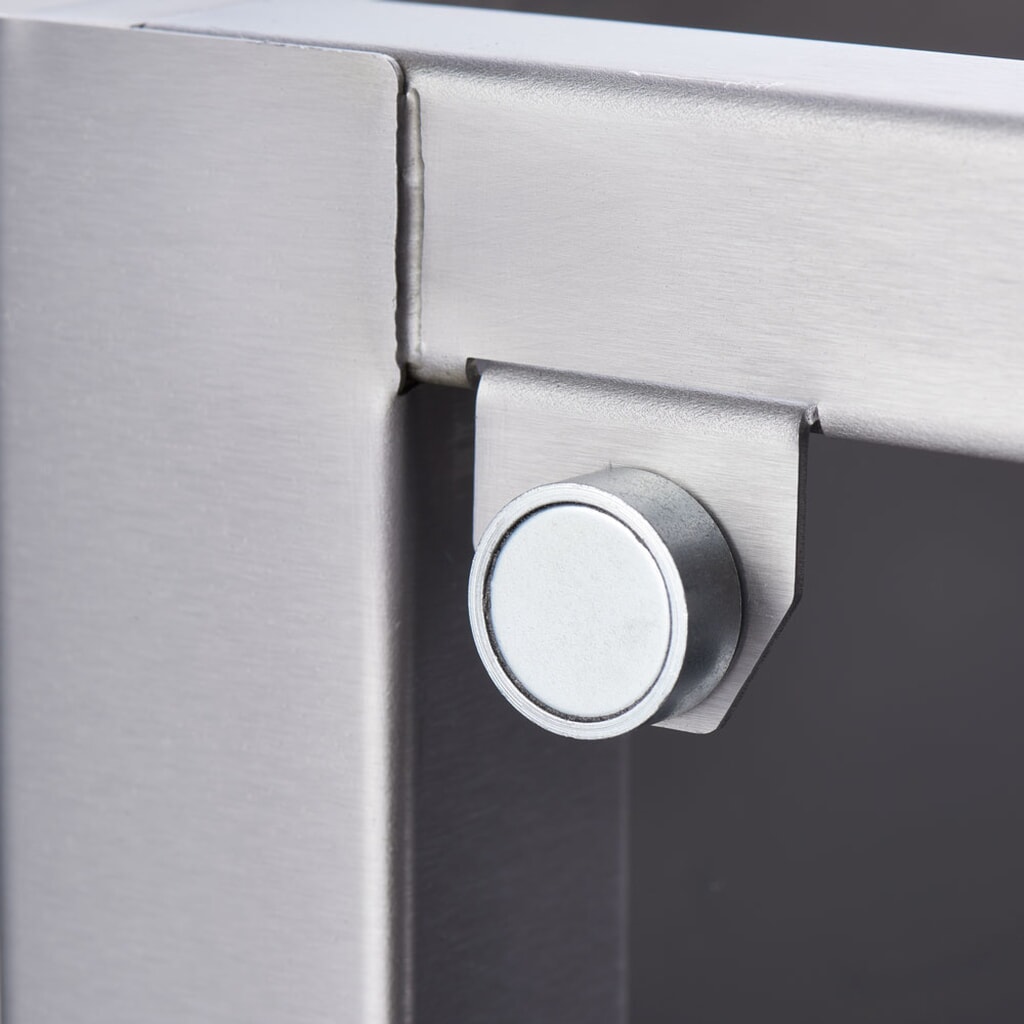 Produktabbildung Nr. 2: Stalgast Induktionsherd mit 4 Kochfeldern und 2-türigem Unterschrank, Serie 700 ND