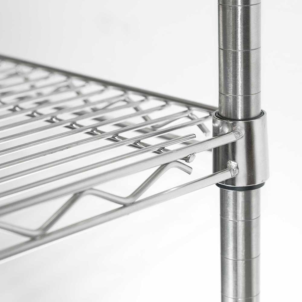 Produktabbildung Nr. 2: Stalgast Lagerregal aus Chromstahl 1060x610x1800 mm