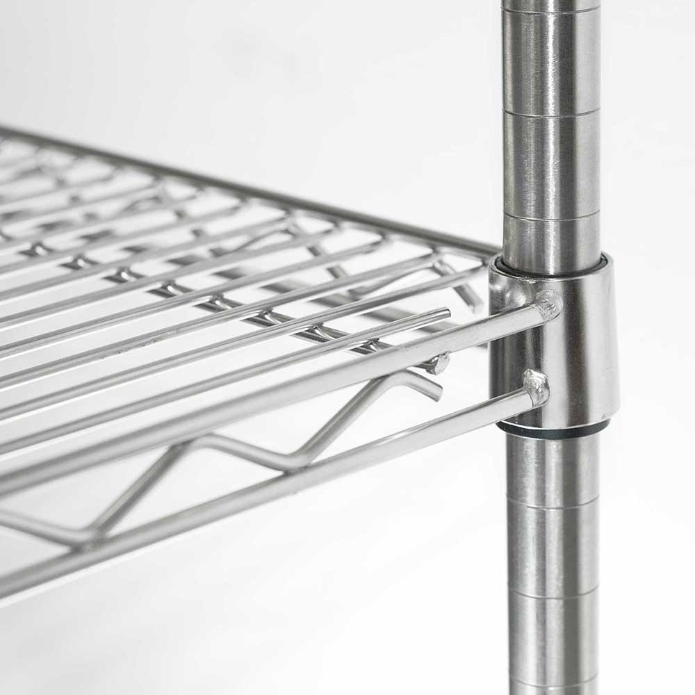 Produktabbildung Nr. 2: Stalgast Lagerregal aus Chromstahl 1825x610x1800 mm