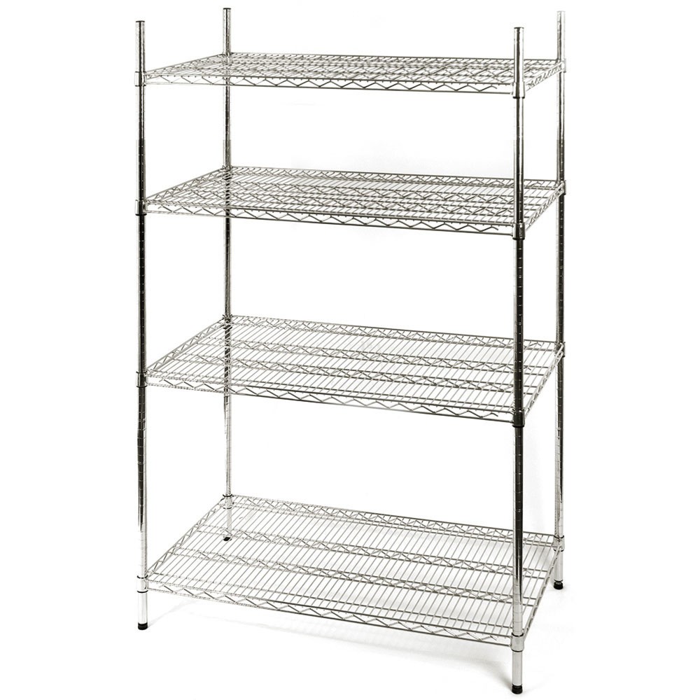 Produktabbildung: Stalgast Lagerregal aus Chromstahl 910x610x1800 mm