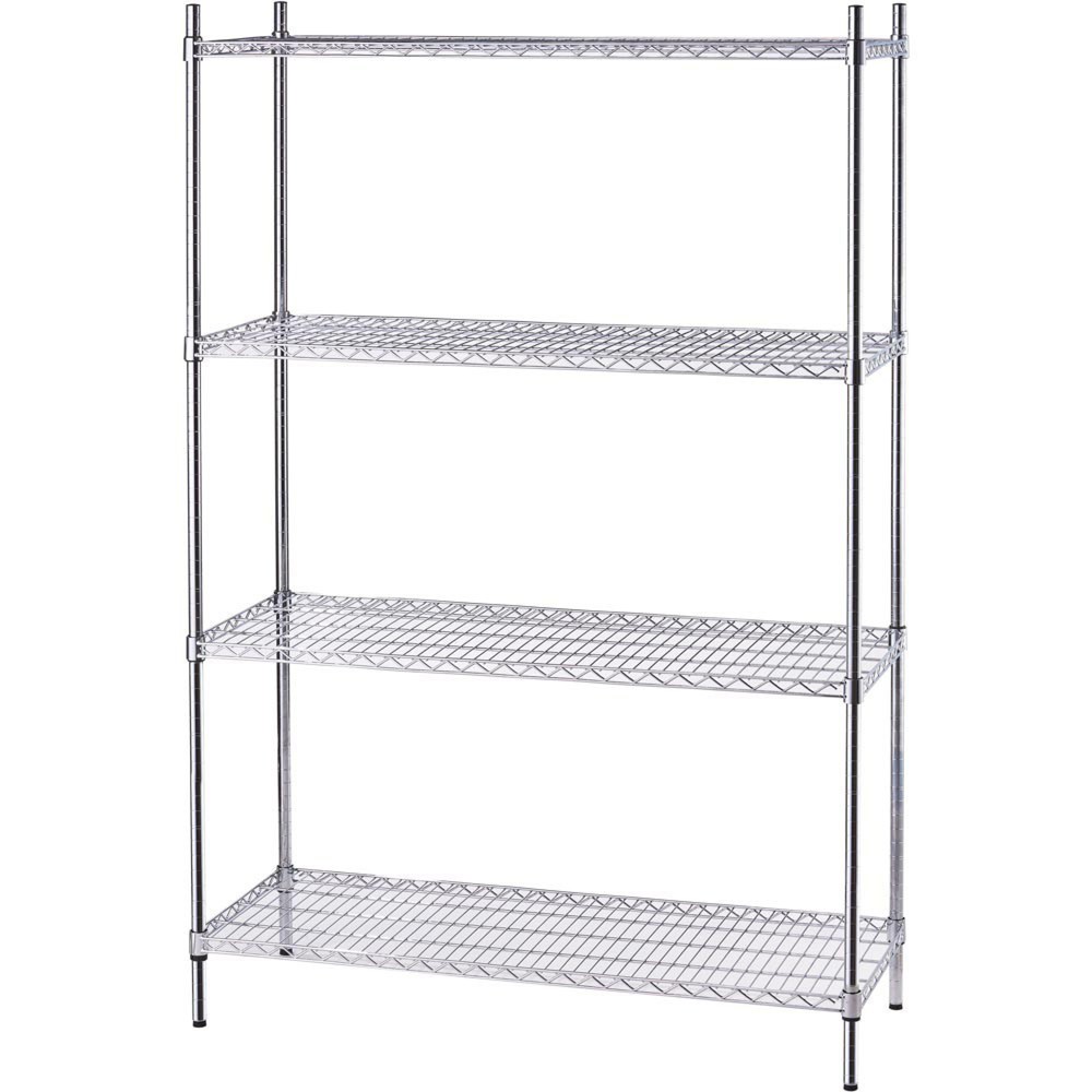 Produktabbildung: Stalgast Lagerregal mit  Drahtböden 1200x450x1800 mm (BxTxH)