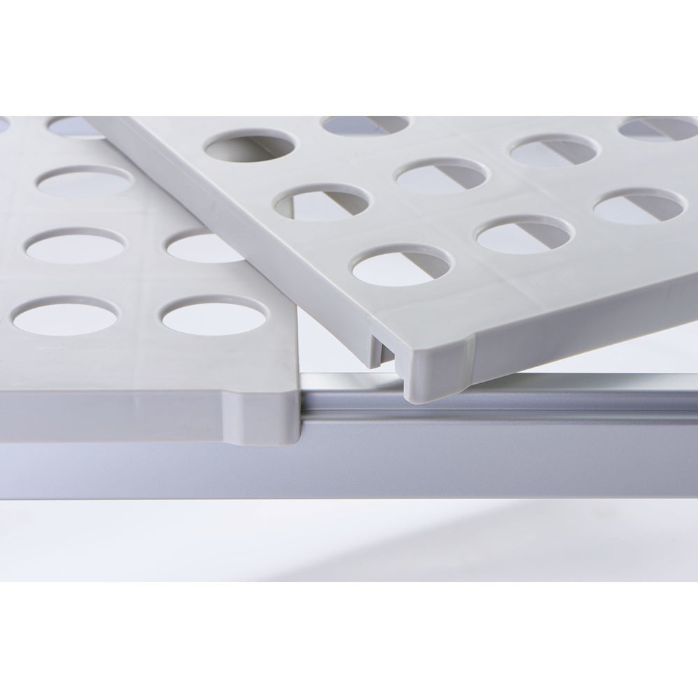 Produktabbildung Nr. 5: Stalgast Lagerregal mit GN1/1 - Aufnahme 1120x360x180 mm (BxTxH)