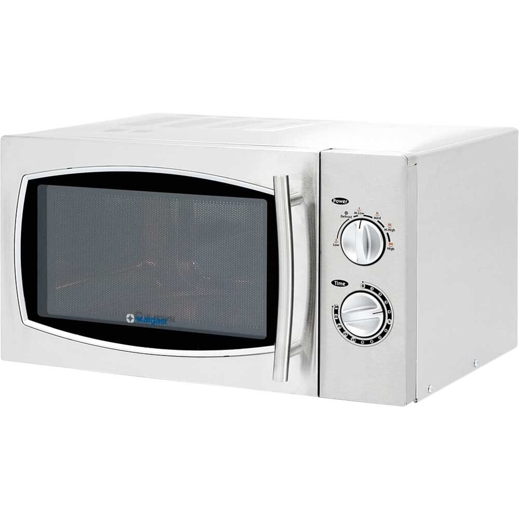 Stalgast Mikrowelle, 900 Watt, Abmessung 483 x 420 x 281 mm (BxTxH) Produktabbildung: Stalgast Mikrowelle, 900 Watt, Abmessung 483 x 420 x 281 mm (BxTxH)