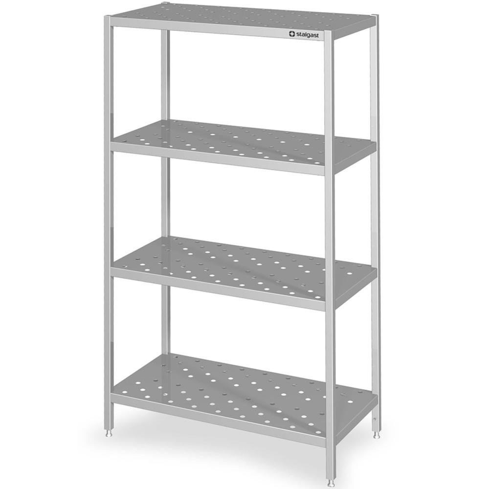 Produktabbildung Nr. 3: Stalgast Regal mit gelochten Böden, 800x400x1800 mm, Selbstmontage