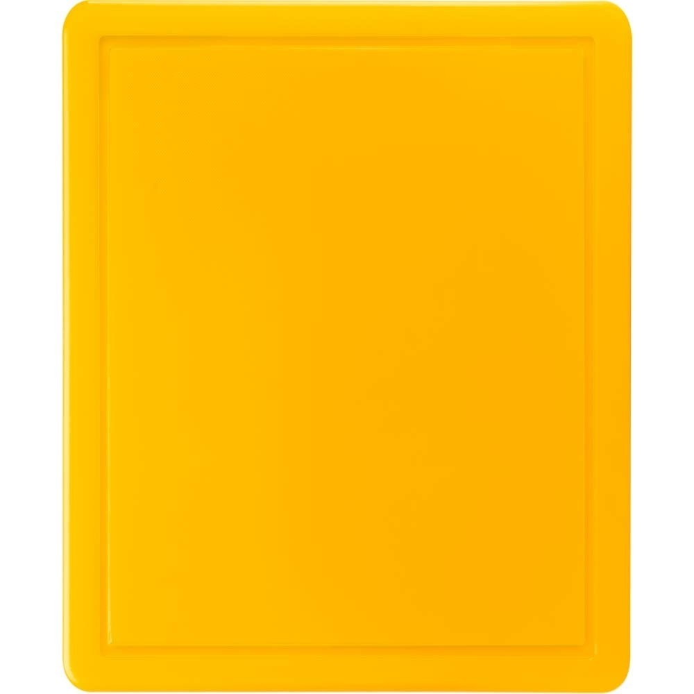 Produktabbildung: Stalgast Schneidbrett, HACCP, Farbe gelb, 600 x 400 x 18 mm (BxTxH)