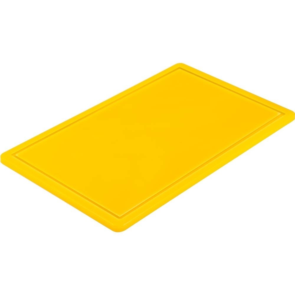 Produktabbildung: Stalgast Schneidbrett, HACCP, Farbe gelb, GN1/1, Stärke 15 mm