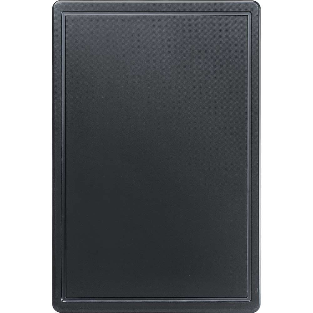 Produktabbildung: Stalgast Schneidbrett, HACCP, Farbe schwarz, 600 x 400 x 18 mm (BxTxH)