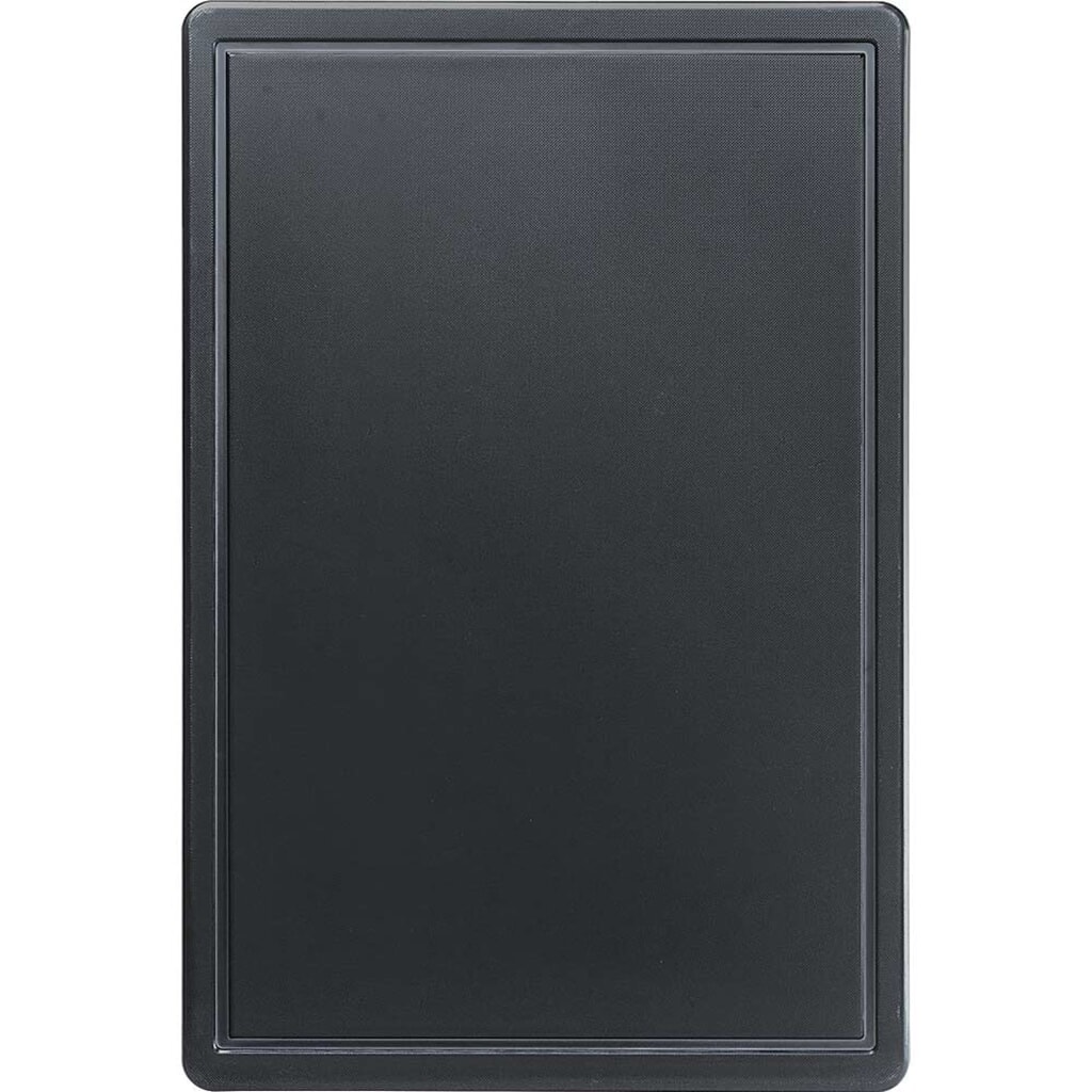 Produktabbildung: Stalgast Schneidbrett, HACCP, Farbe schwarz, 600 x 400 x 18 mm (BxTxH)