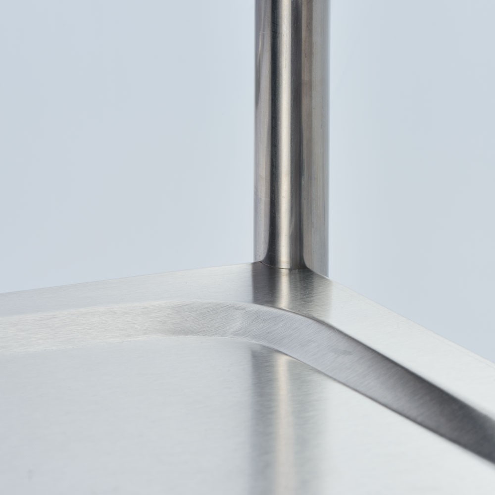 Produktabbildung Nr. 2: Stalgast Servierwagen aus Edelstahl, mit zwei Borden, 860 x 540 x 940 mm (BxTxH)