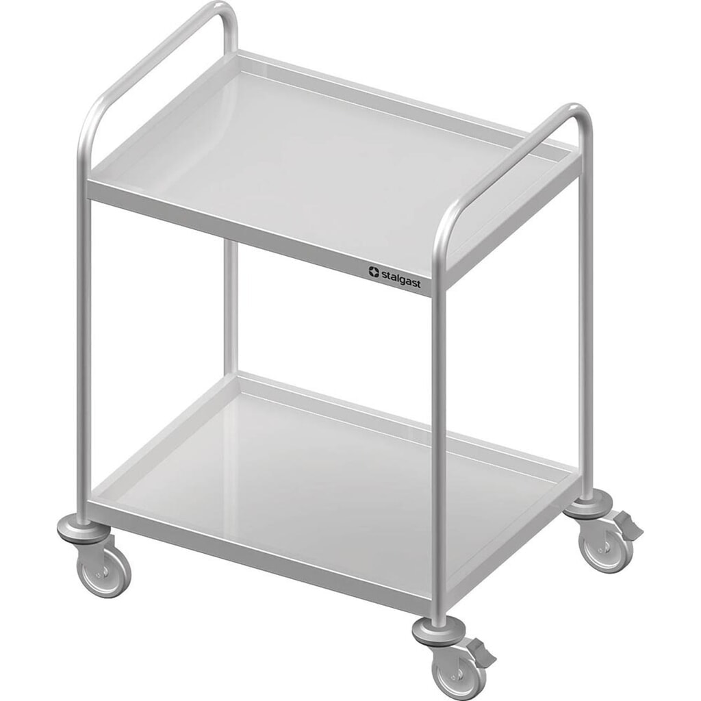 Stalgast Servierwagen mit zwei Böden, 800x500x950 mm, verschweißt Produktabbildung: Stalgast Servierwagen mit zwei Böden, 800x500x950 mm, verschweißt