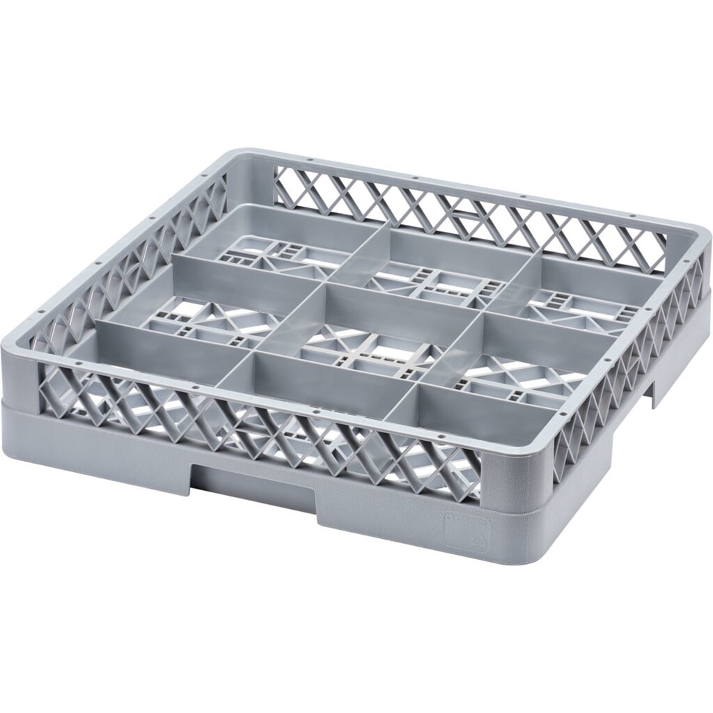 Stalgast Spülkorb für Gläser und Tassen 9 Fächer 500 x 500 mm Produktabbildung Nr. 1: Stalgast Spülkorb für Gläser und Tassen 9 Fächer 500 x 500 mm
