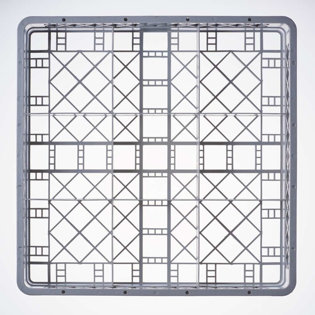 Stalgast Spülkorb für Gläser und Tassen 9 Fächer 500 x 500 mm Produktabbildung Nr. 3: Stalgast Spülkorb für Gläser und Tassen 9 Fächer 500 x 500 mm