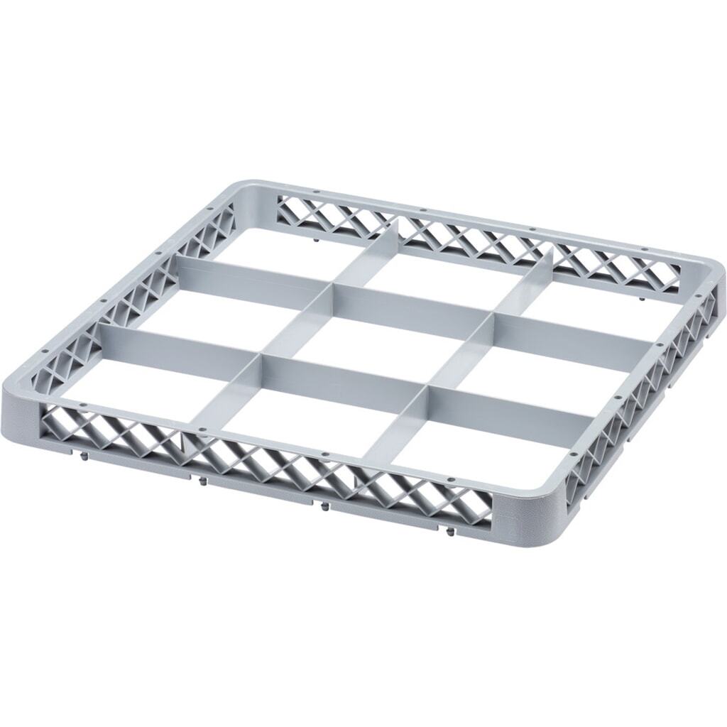 Produktabbildung Nr. 6: Stalgast Spülkorb für Gläser und Tassen 9 Fächer 500 x 500 mm