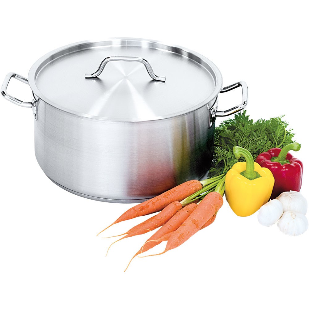 Produktabbildung: Stalgast Suppentopf mit Deckel, Ø 360 mm, Höhe 180 mm, 18,3 Liter