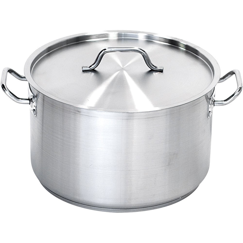 Produktabbildung: Stalgast Suppentopf mittelhohe Form, mit Deckel, Ø 450 mm, Höhe 360 mm, 57,3 Liter