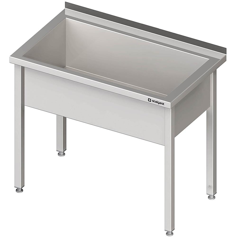 Produktabbildung Nr. 2: Stalgast Topfspüle mit einem Becken, 700x600x850 mm, 300 mm Beckenhöhe, mit Aufkantung, verschweißt
