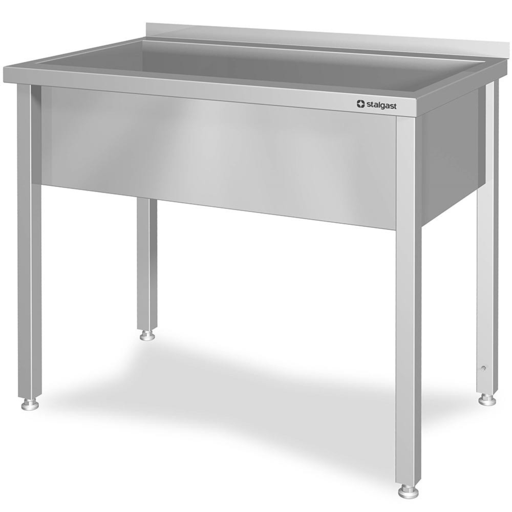 Produktabbildung Nr. 3: Stalgast Topfspüle mit einem Becken, 800x600x850 mm, 300 mm Beckenhöhe, mit Aufkantung, verschweißt