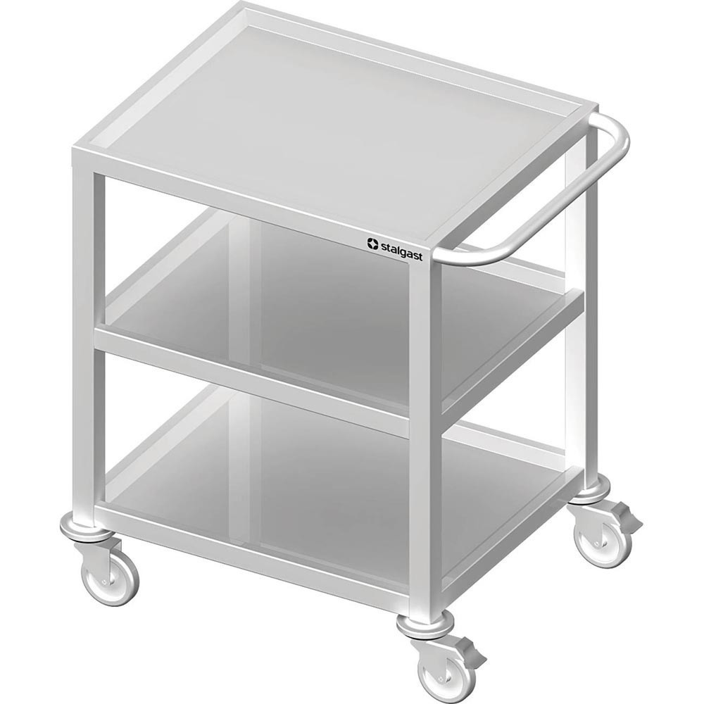 Produktabbildung Nr. 1: Stalgast Transportwagen mit drei Böden, 1100x500x850 mm, verschweißt