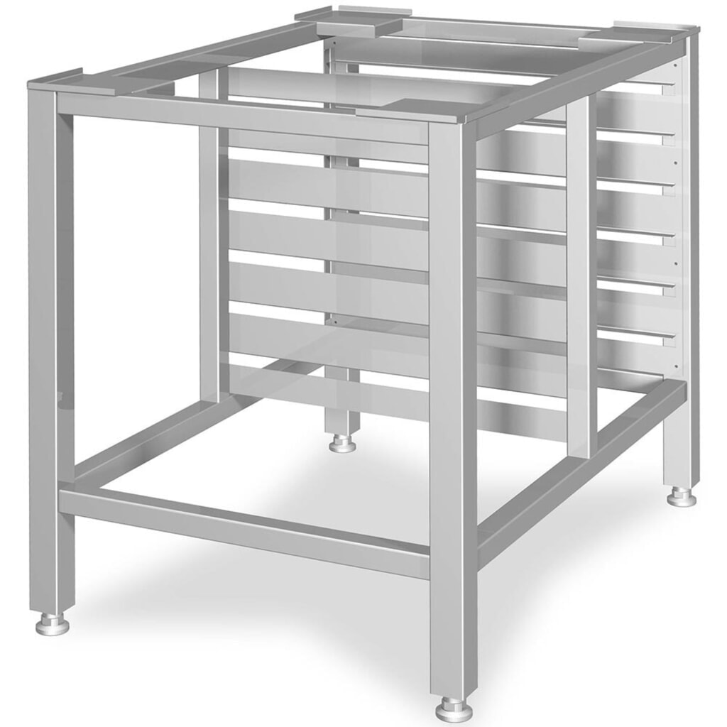 Stalgast Untergestell mit GN 1/1 Einschubschienen, 660x460x730 mm, verschweißt Produktabbildung Nr. 2: Stalgast Untergestell mit GN 1/1 Einschubschienen, 660x460x730 mm, verschweißt