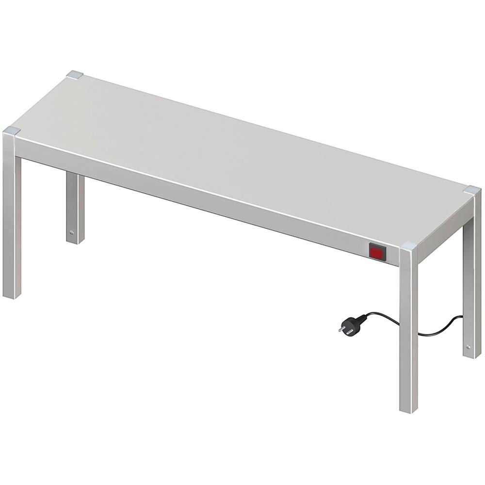 Produktabbildung: Stalgast Wärmebrücke 1-etagig 1300x300x400 mm mit Keramik-Infrarot-Strahlern