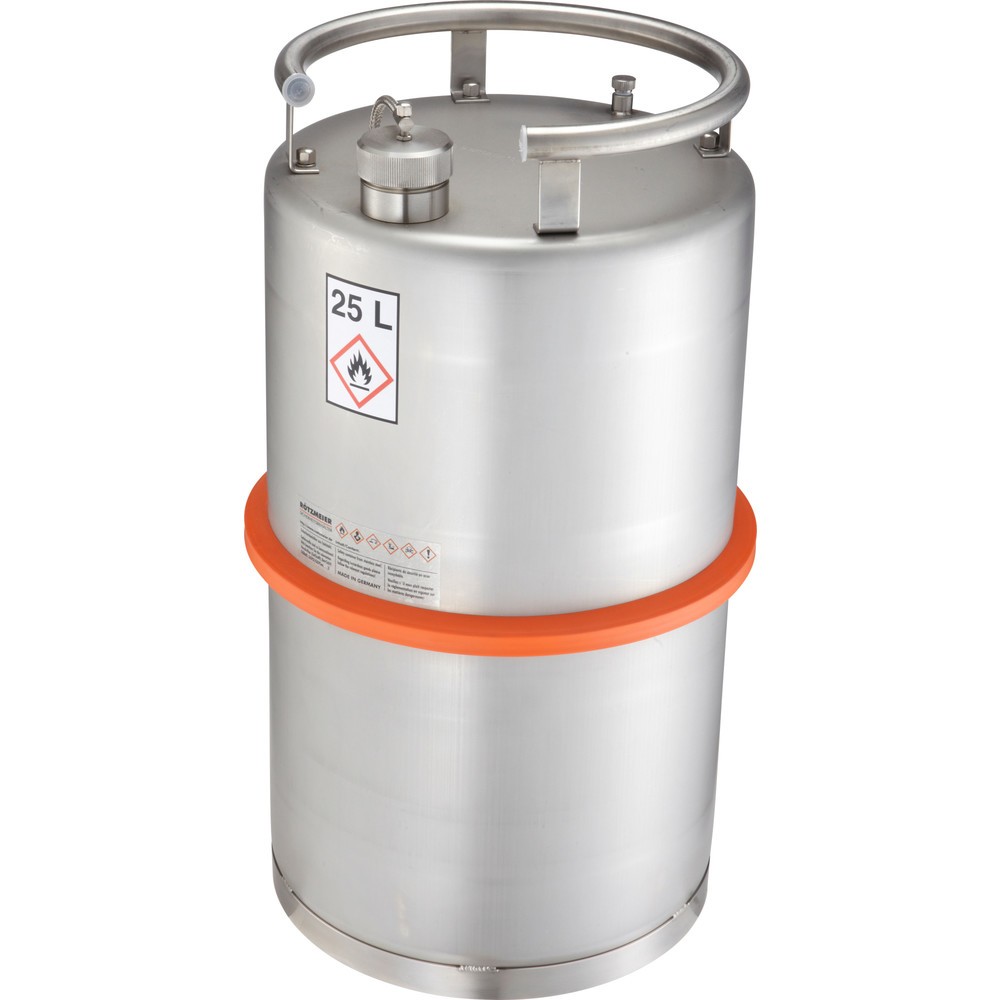 Produktabbildung: Standgefäß aus Edelstahl, 25 Liter