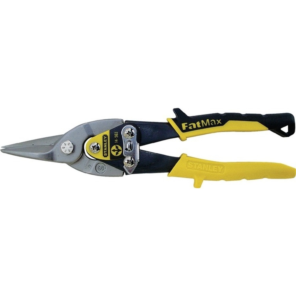 Produktabbildung: STANLEY Blechschere MAXSTEEL® L.250mm ger.Blech max.1,2mm VA max.0,7mm