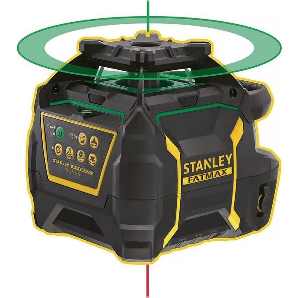 Produktabbildung Nr. 3: STANLEY Rotationslaser Fatmax®, RL750L Li-Ion, grün / 630-680 nm