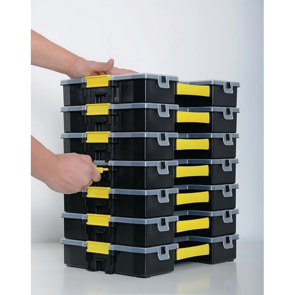STANLEY Sortimentskasten SortMaster Junior, B375xT292xH67mm, 14 Fächer Produktabbildung Nr. 4: STANLEY Sortimentskasten SortMaster Junior, B375xT292xH67mm, 14 Fächer