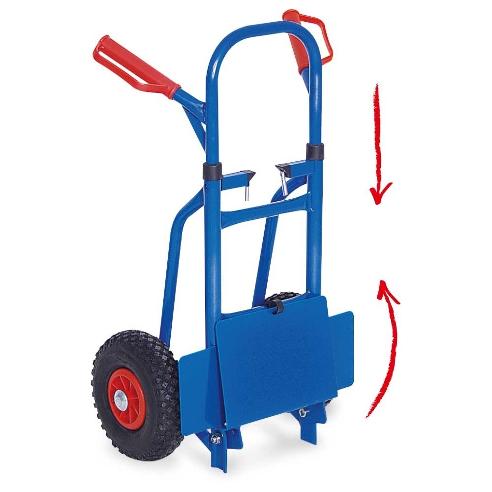 Produktabbildung Nr. 3: Stapelkarre, zusammenklappbar, pannensichere Bereifung, TK 150 kg, Schaufel BxT 270 x 200 mm